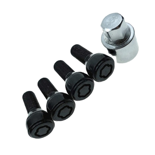 BMW/Mini Wheel Lock Nuts M14X1.25MMX51MM 5PCS